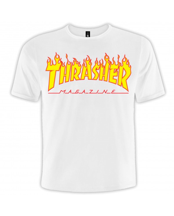 THRASHER (WHITE T-SHIRT) 