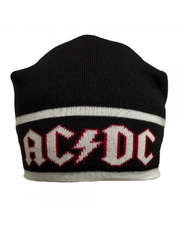 Embroidered hat with jacquard pattern AC/DC Logo